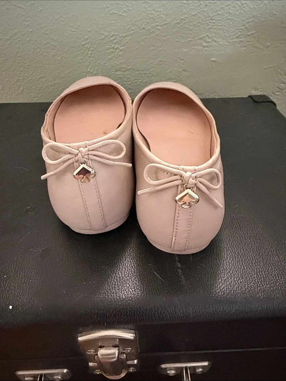 kate spade Pale Pink Leather Ballet Flats